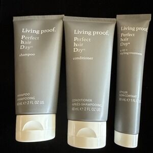 Living Proof Perfect Hair Day Lot.  Shampoo,‎ Conditioner, Treatment. 4791